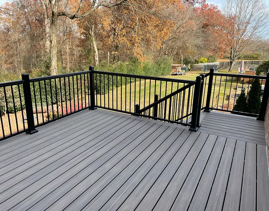 Simple composite deck building in Tennessee