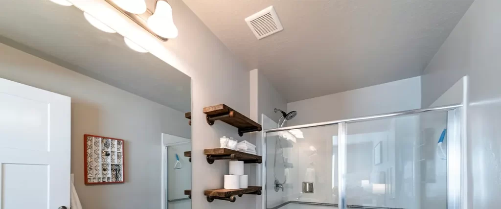 bathroom with exhaust fan