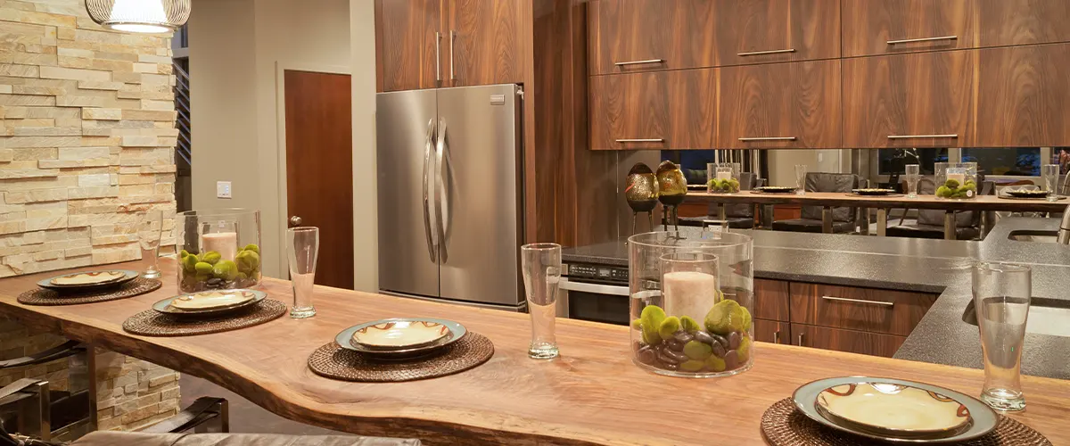 beautiful lights in kitchen remodel